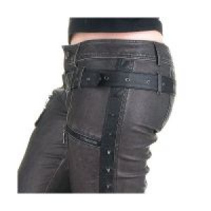  TROUSERS Punk Rave K-170/BK-SI -  