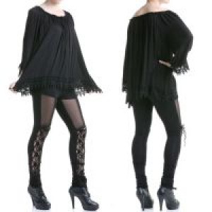  Leggins Punk Rave K-177/BK -  