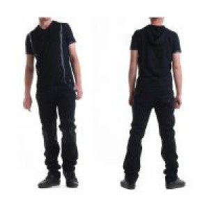  TROUSERS Punk Rave K-178/BK -  