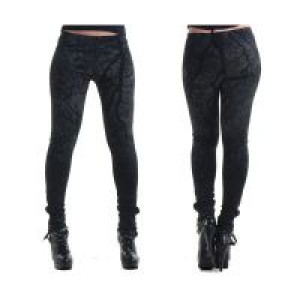  Leggins Punk Rave K-181/BK-GY -  