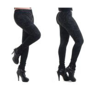  Leggins Punk Rave K-181/BK-GY -  