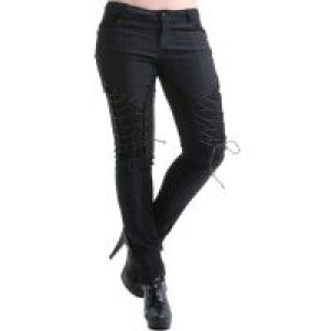  TROUSERS Punk Rave K-184/BK -  