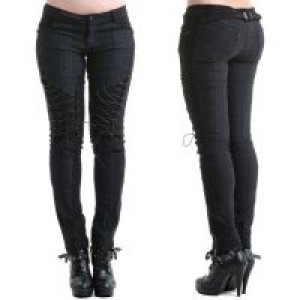  TROUSERS Punk Rave K-184/BK -  
