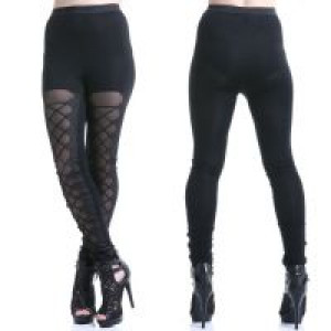 Leggins Punk Rave K-187/BK -  