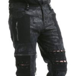  TROUSERS Punk Rave K-191/BK -  