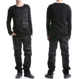  TROUSERS Punk Rave K-191/BK -  