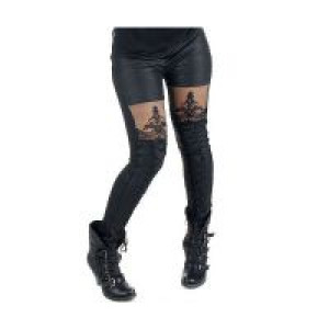  TROUSERS Punk Rave K-244/BK-YE -  