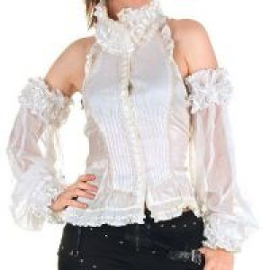 c  BLOUSE Punk Rave LY-032/WH -  