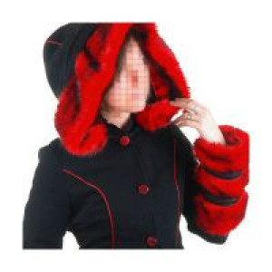 JACKET Punk Rave LY-036/BK-RD -  