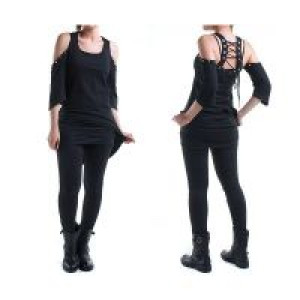  Leggins Punk Rave PK-024/BK -  