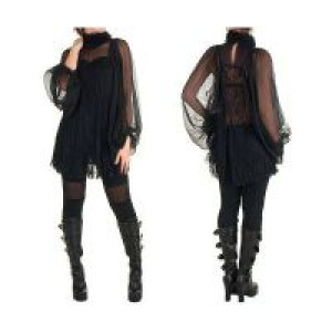  BLOUSE Punk Rave PY-017/BK -  