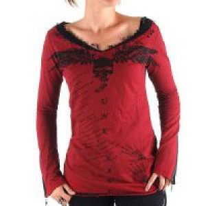  LONGSLEEV Punk Rave T-272/BK-RD -  
