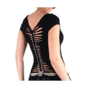  T-SHIRT Punk Rave T-285/BK -  