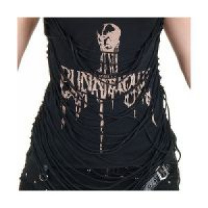  T-SHIRT Punk Rave T-304/BK -  