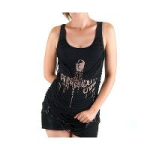  T-SHIRT Punk Rave T-304/BK -  