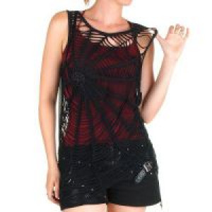  BLOUSE Punk Rave T-318/BK -  