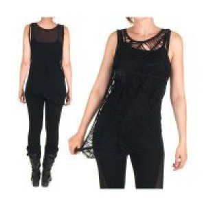  BLOUSE Punk Rave T-318/BK -  