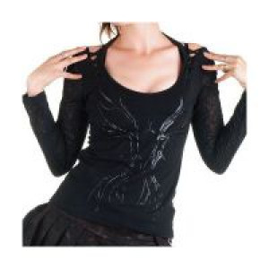  Longsleeve Punk Rave T-324/BK -  