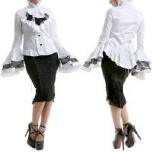  c  BLOUSE Punk Rave Y-213/WH -  