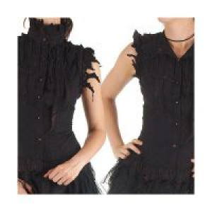  c  BLOUSE Punk Rave Y-301/BK-RD -  