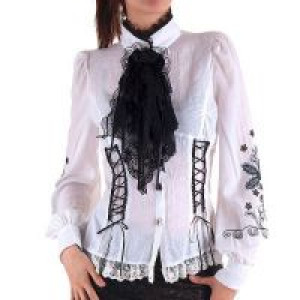  c  BLOUSE Punk Rave Y-385/WH -  