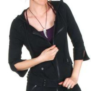  Hooded Jacket Punk Rave Y-447/BK -  