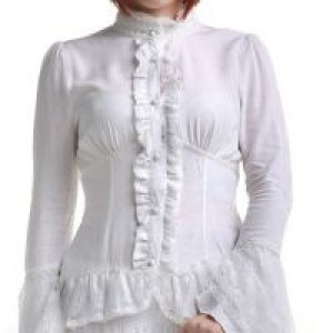  BLOUSE Punk Rave Y-544/WH -  