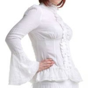  BLOUSE Punk Rave Y-544/WH -  