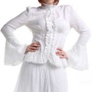  BLOUSE Punk Rave Y-544/WH -  