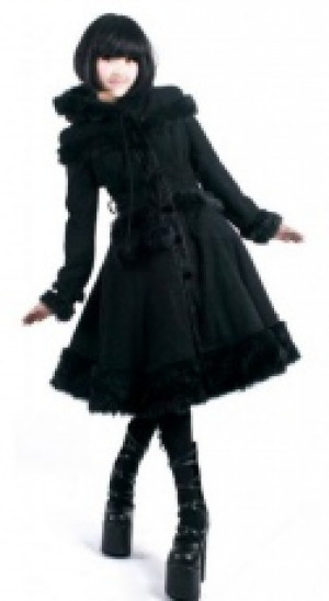  Coat Punk Rave LY-024/BK -  