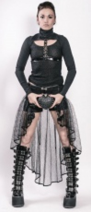  Longsleeve Punk Rave T-323/BK -  