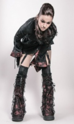    TROUSERS Punk Rave K-077/BK -  