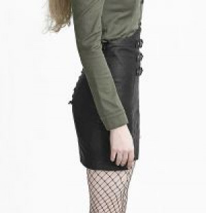  Simple High-Waist Skirt -  2