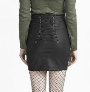  Simple High-Waist Skirt -  1