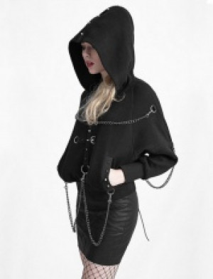  Heavy Metal Chain Bat Sweater -  2