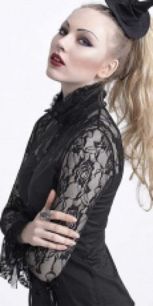  Blouse Punk Rave Y-618/BK -  