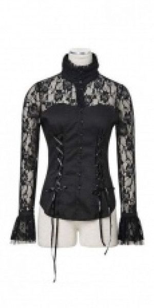  Blouse Punk Rave Y-618/BK -  