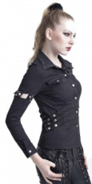  Blouse Punk Rave Y-617/BK -  