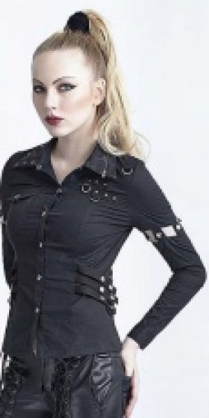  Blouse Punk Rave Y-617/BK -  