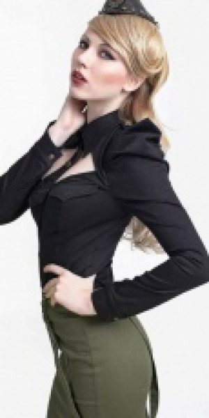  Blouse Punk Rave Y-625/BK -  