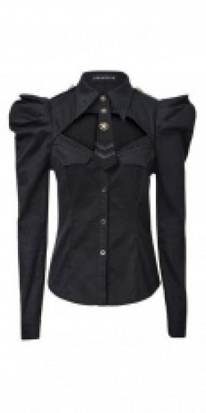  Blouse Punk Rave Y-625/BK -  