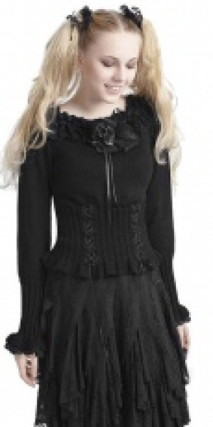 Блузка Blouse Punk Rave LM-001/BK - маленькая картинка