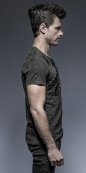 Top Punk Rave T-424/BK -  