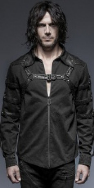  Shirt Punk Rave Y-644/BK -  