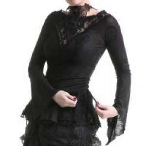  BLOUSE Punk Rave T-401/BK -  