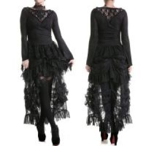  BLOUSE Punk Rave T-401/BK -  