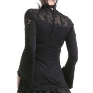  Longsleeve Punk Rave T-405/BK -  