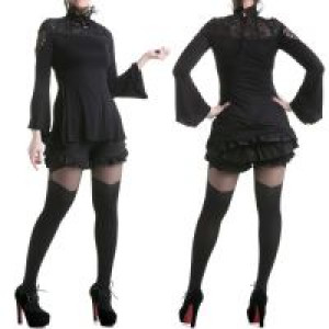  Longsleeve Punk Rave T-405/BK -  