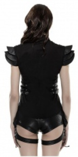  blouse Punk Rave Y-671/BK -  
