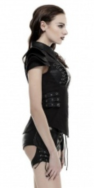  blouse Punk Rave Y-671/BK -  